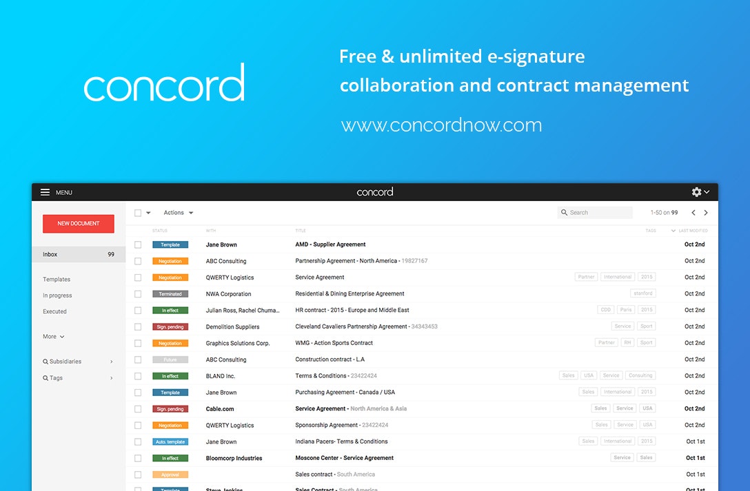 Concord API gallery image