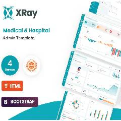 XRay -Medical & Hospital Admin Template