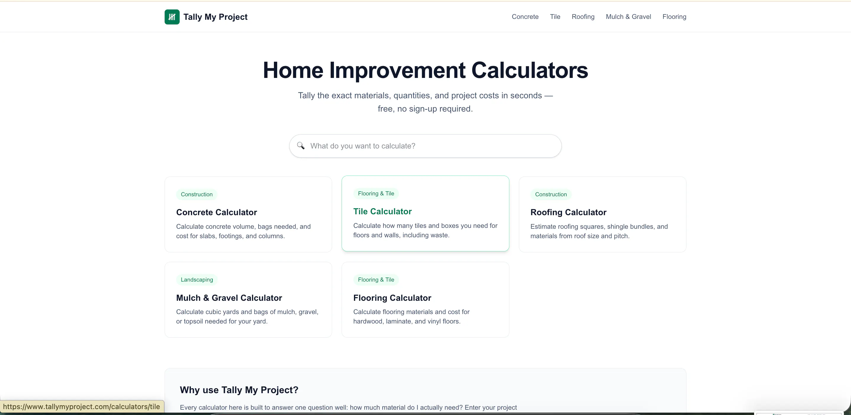 Tally My Project gallery image