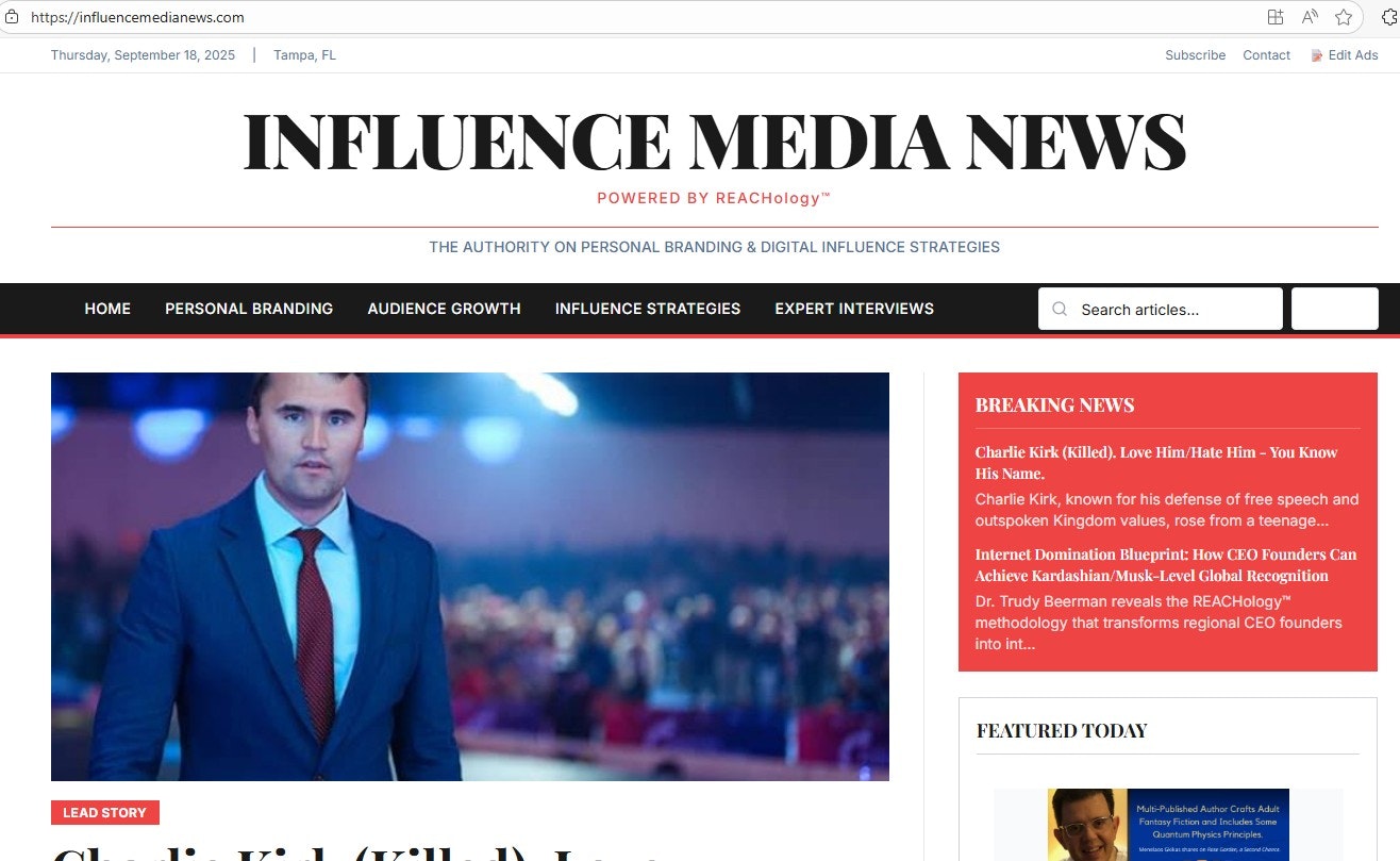 Influence Media News logo