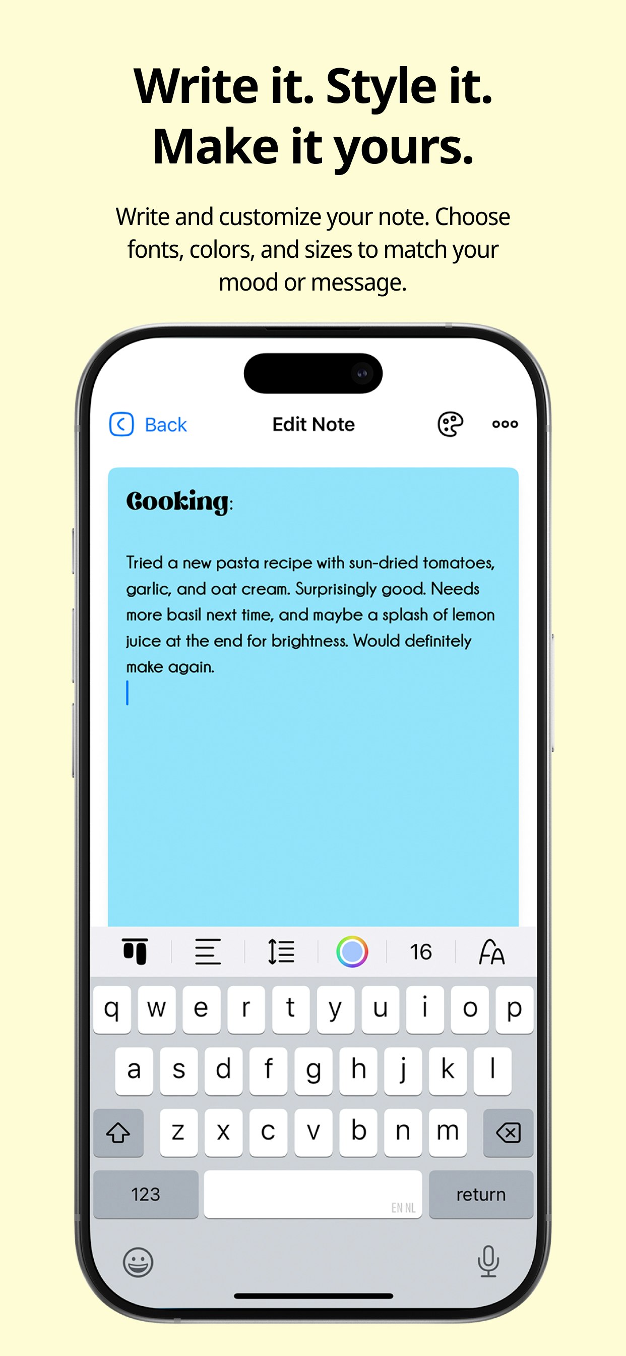 Fontnotes - Notas simples con fuentes personalizadas media 3