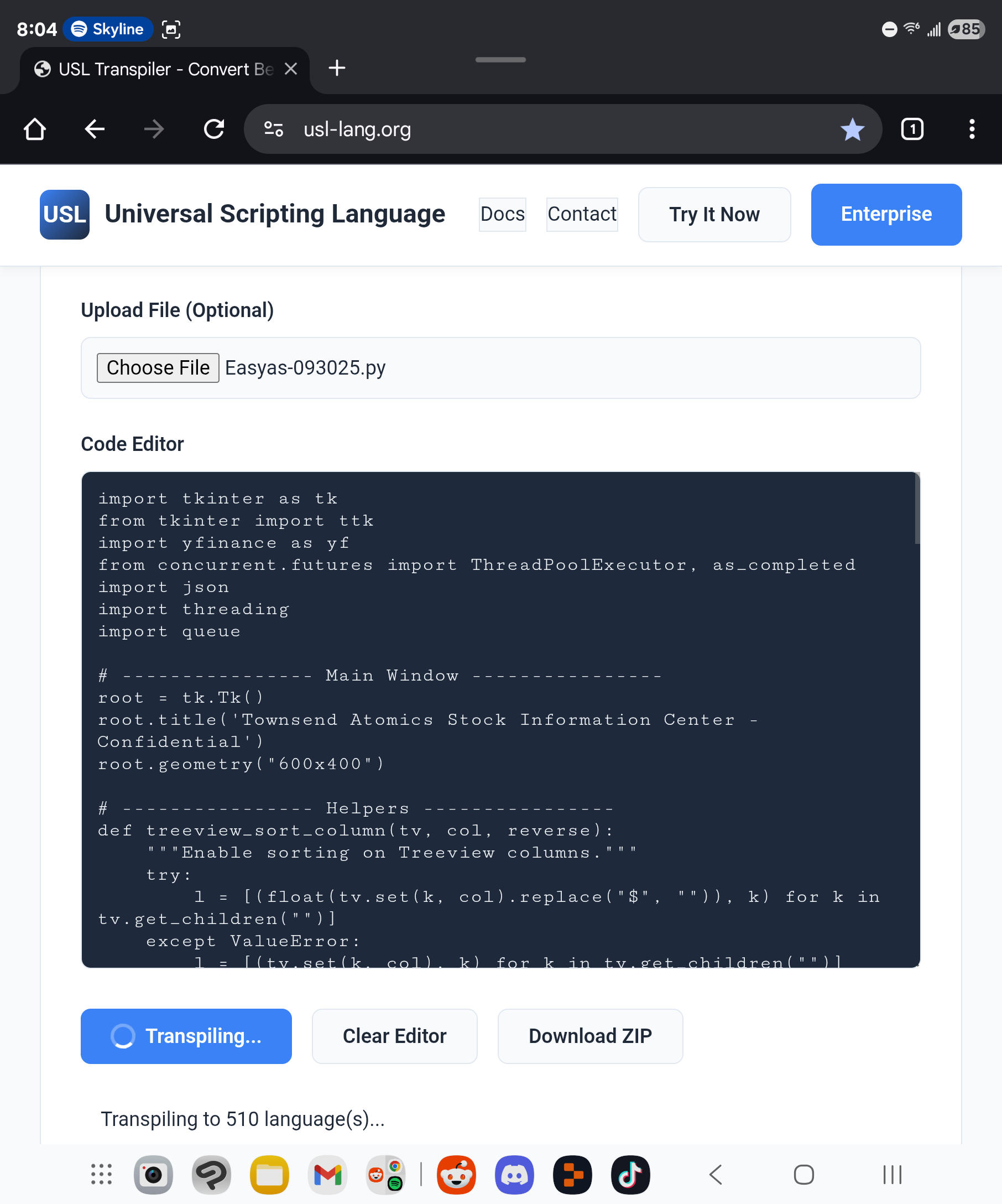 Média USL Transpiler - Convert between 500+ programming languages 6