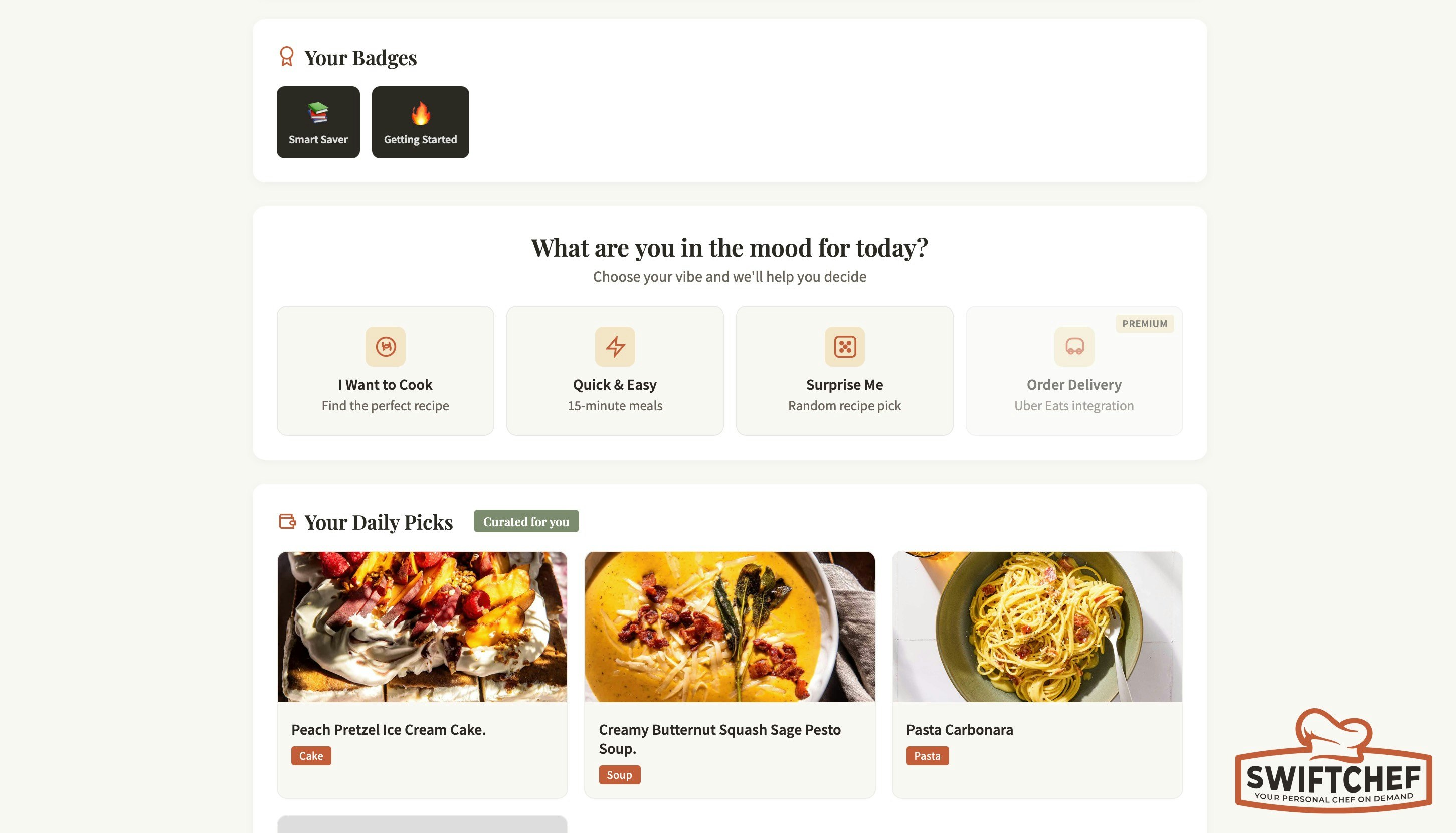 SwiftChef v2 - Screenshot 2 showing product features and functionality