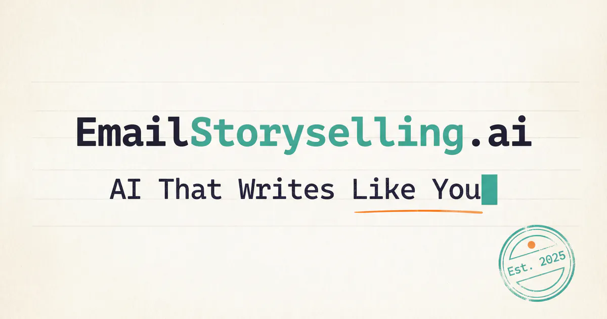 EmailStoryselling.ai 專案橫幅