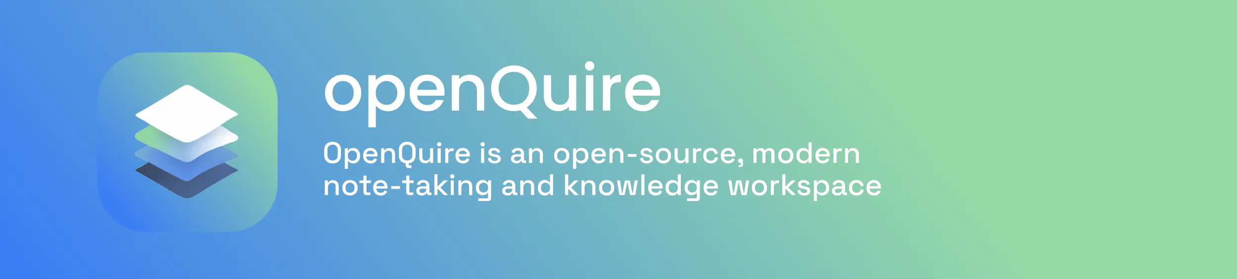 openQuire 제품 배너