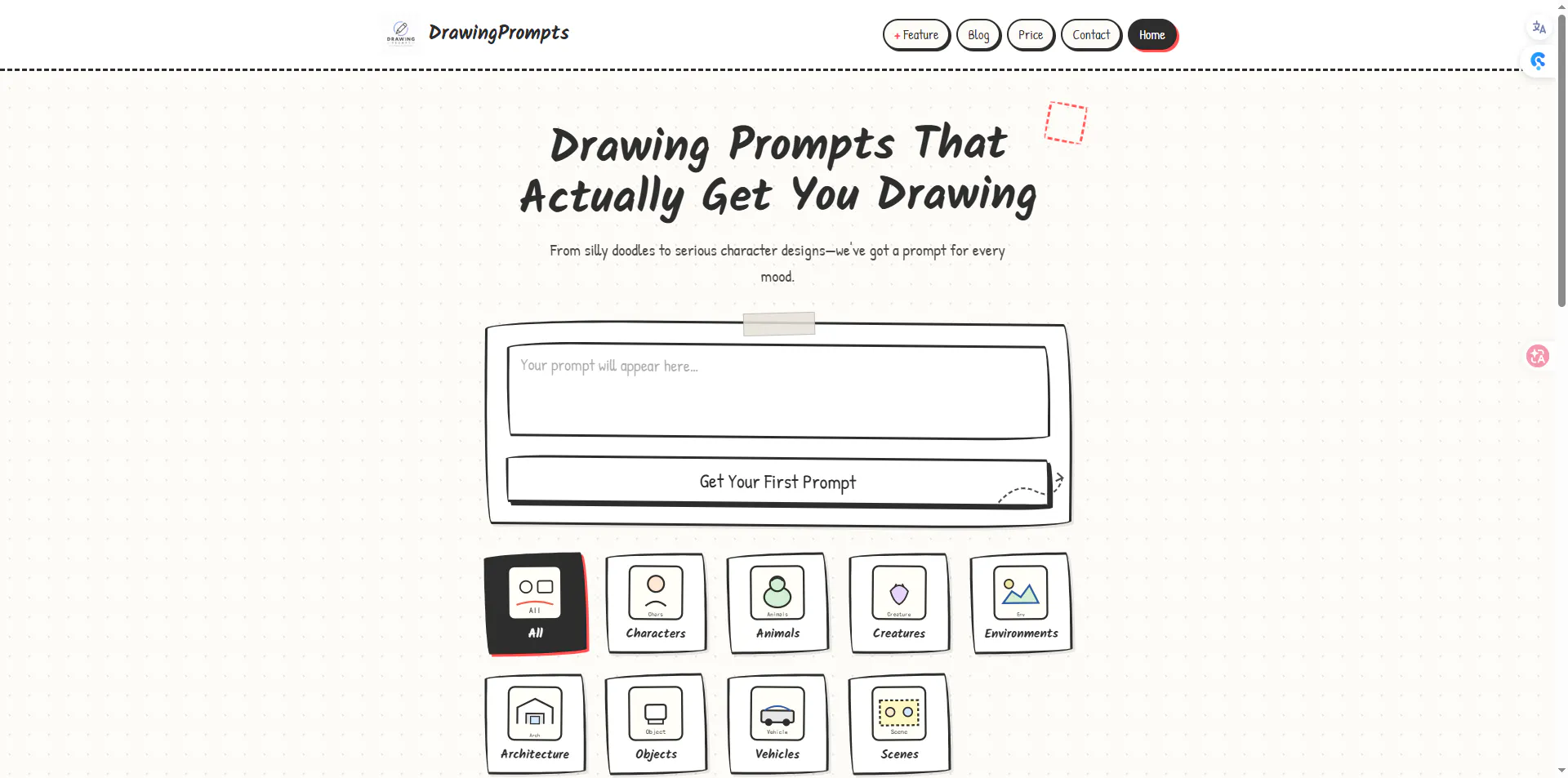 Drawing Prompts