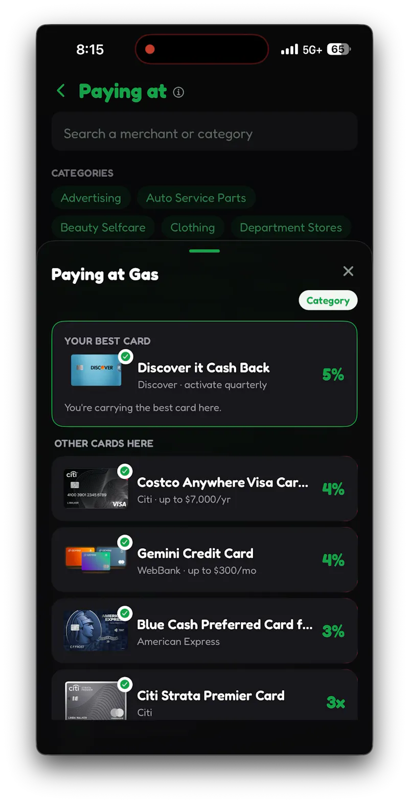 SwipeCaddy screenshot 5