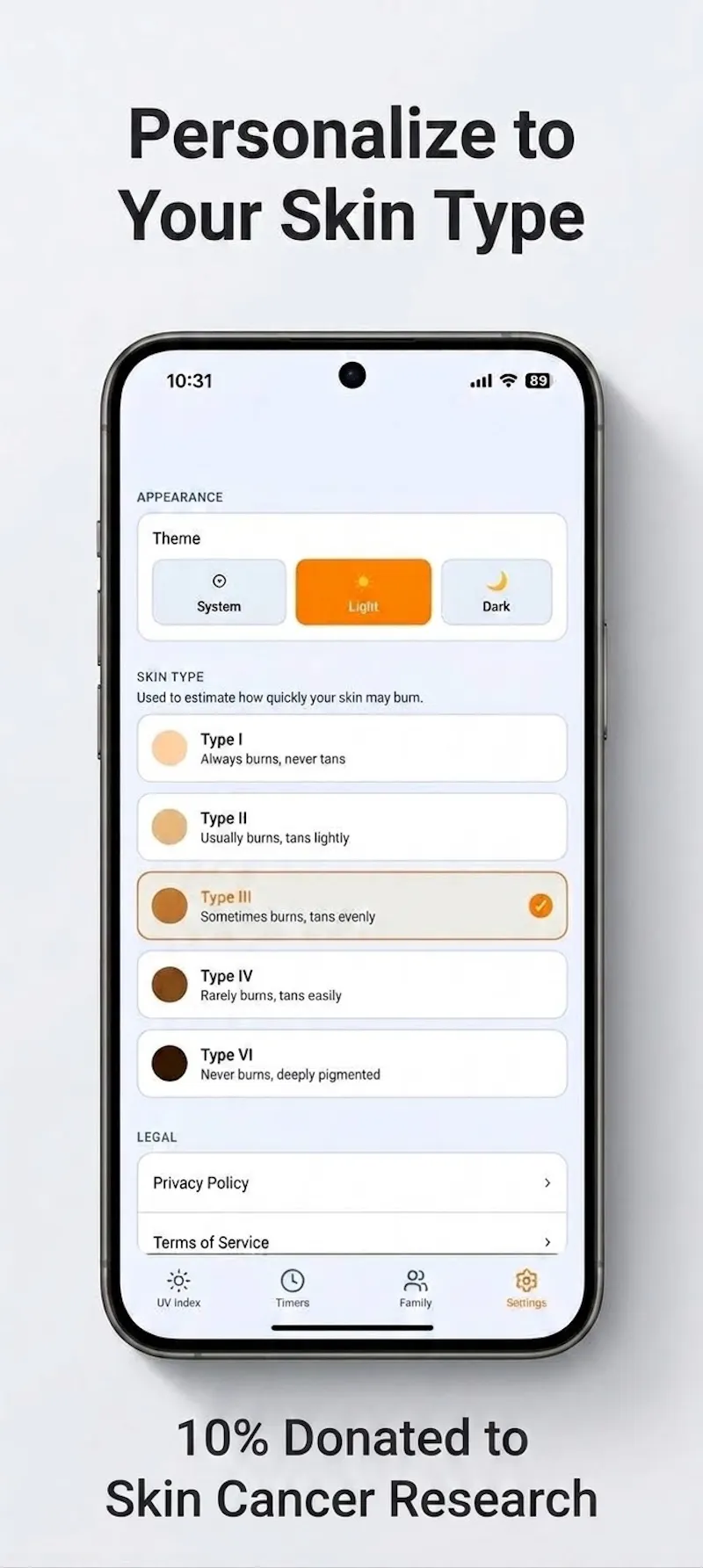 UVShield: UV Index Alerts & Sunscreen screenshot 4