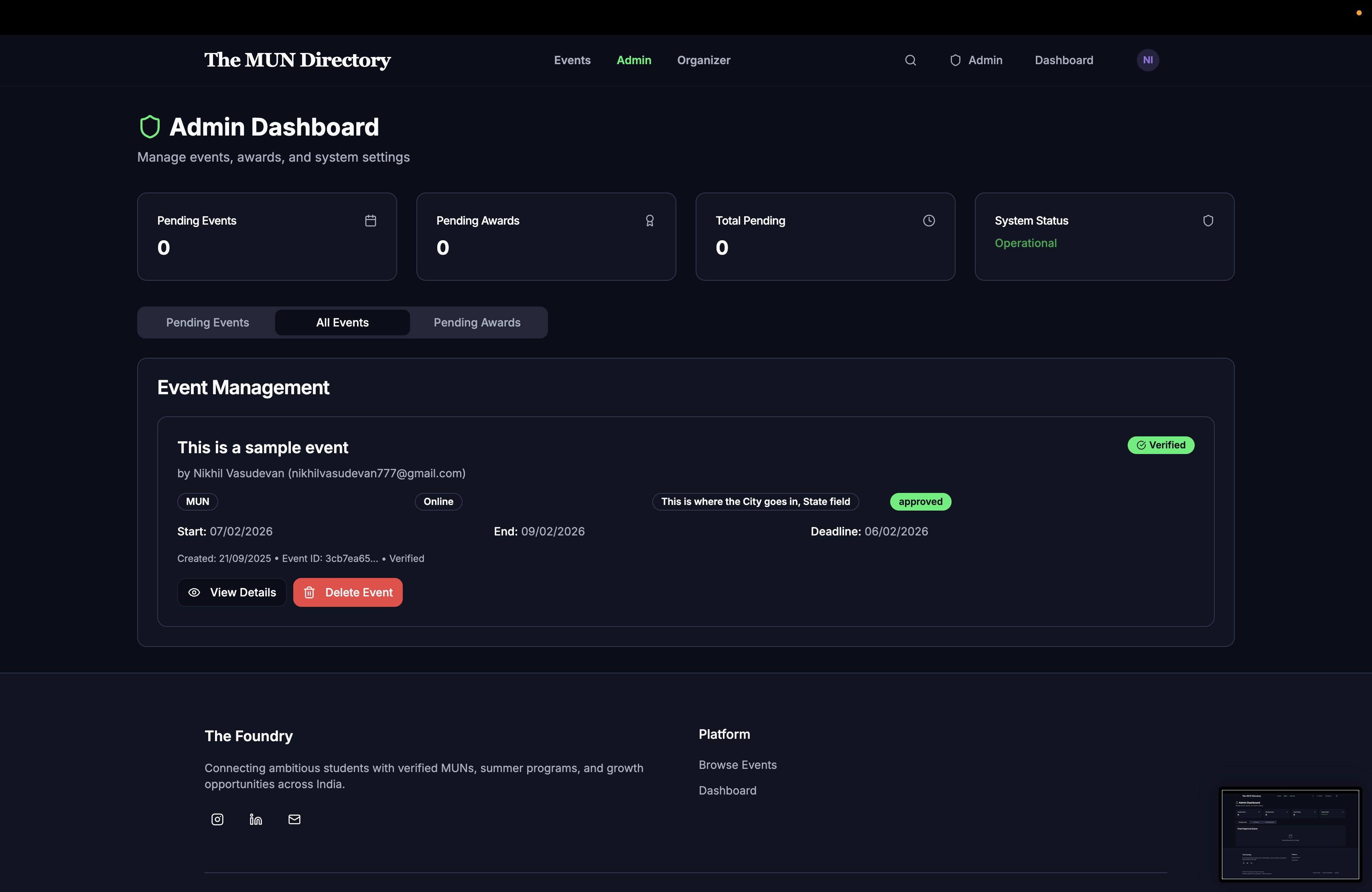 The MUN Directory gallery image