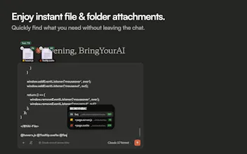 BringYourAI: Connect VSCode to ChatGPT gallery image