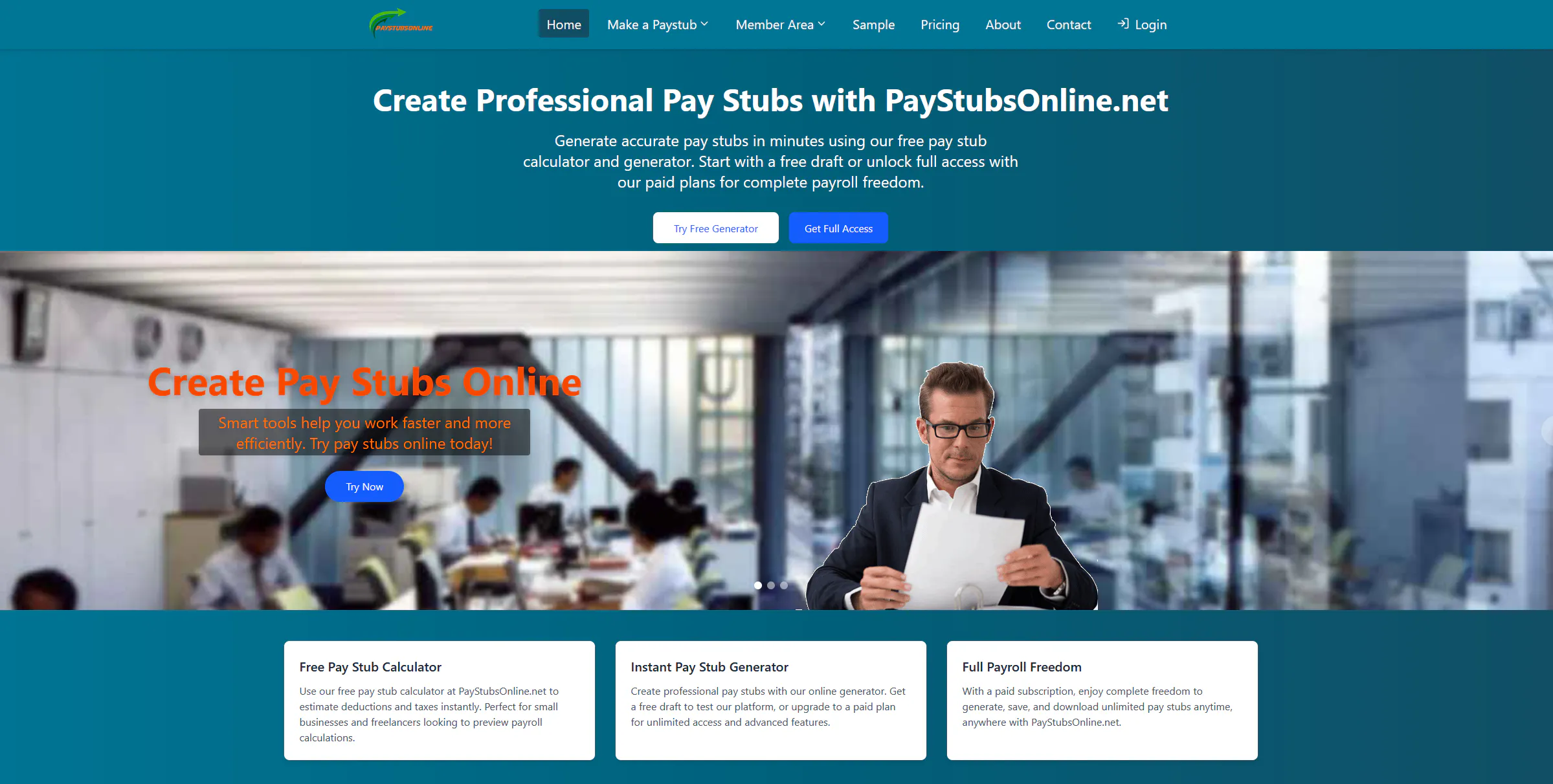 Pay Stubs Online gallery image