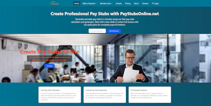 Pay Stubs Online gallery image