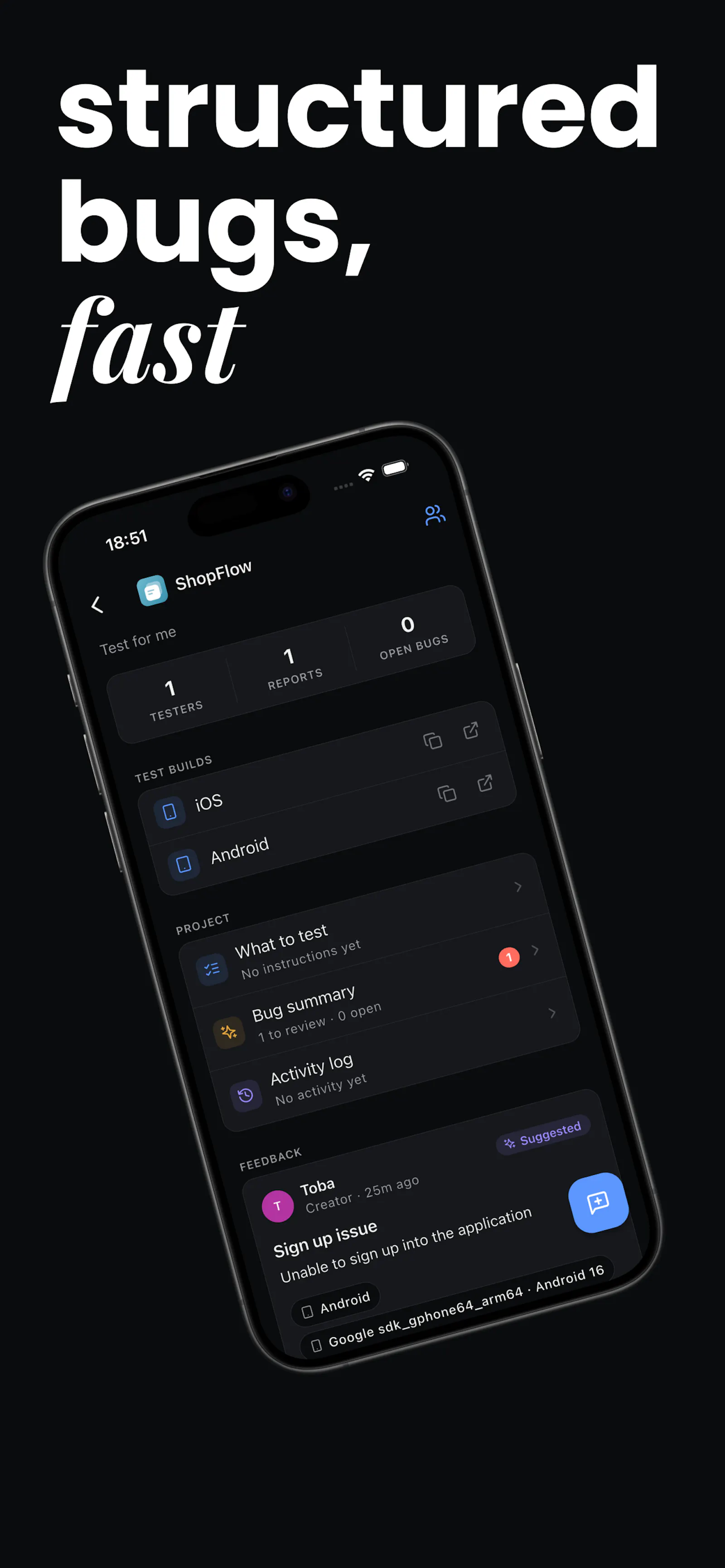 BetaFeedback screenshot 4