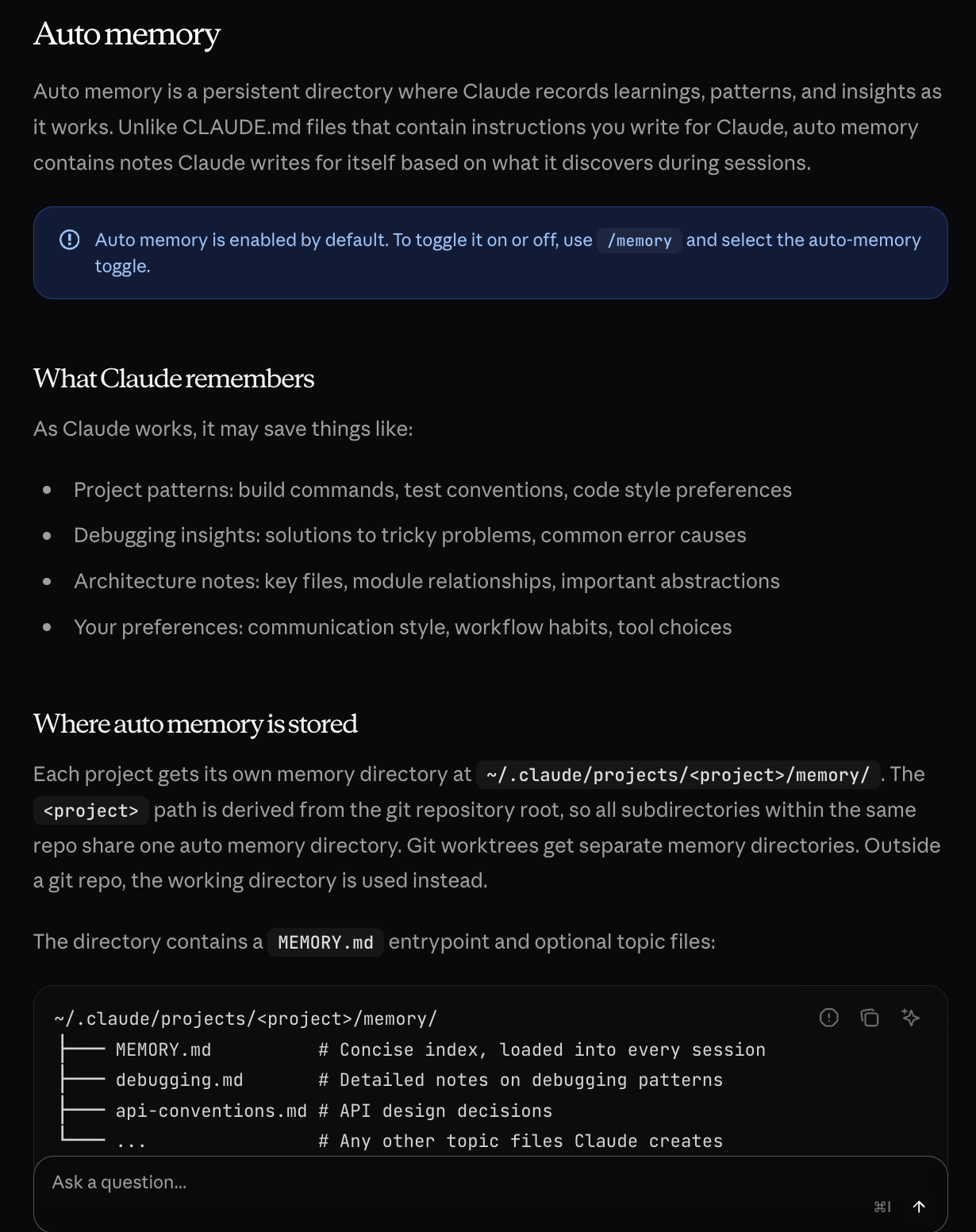 Claude Code Memory gallery image