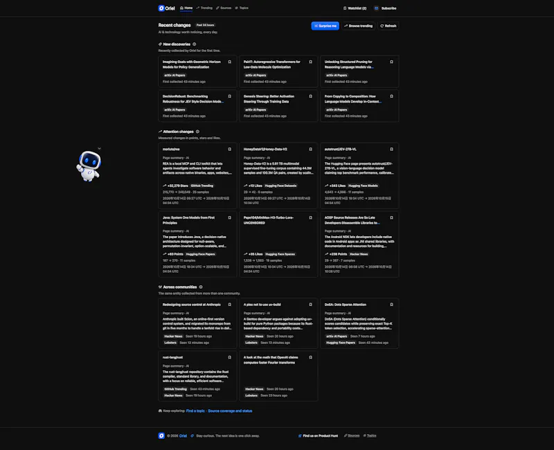Oriel screenshot 2
