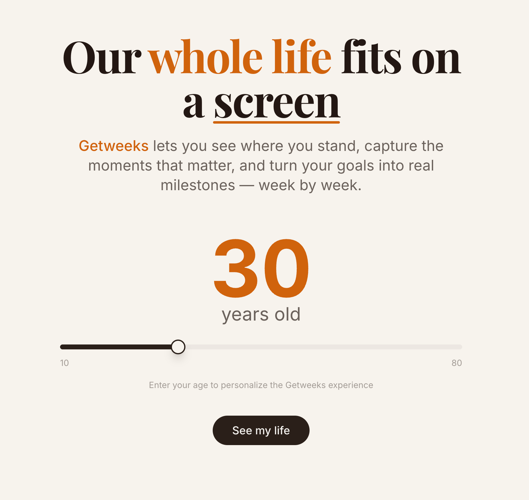 Getweeks. - Screenshot 3 showing product features and functionality