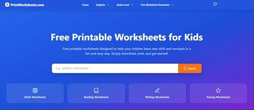PrintWorksheets.com gallery image