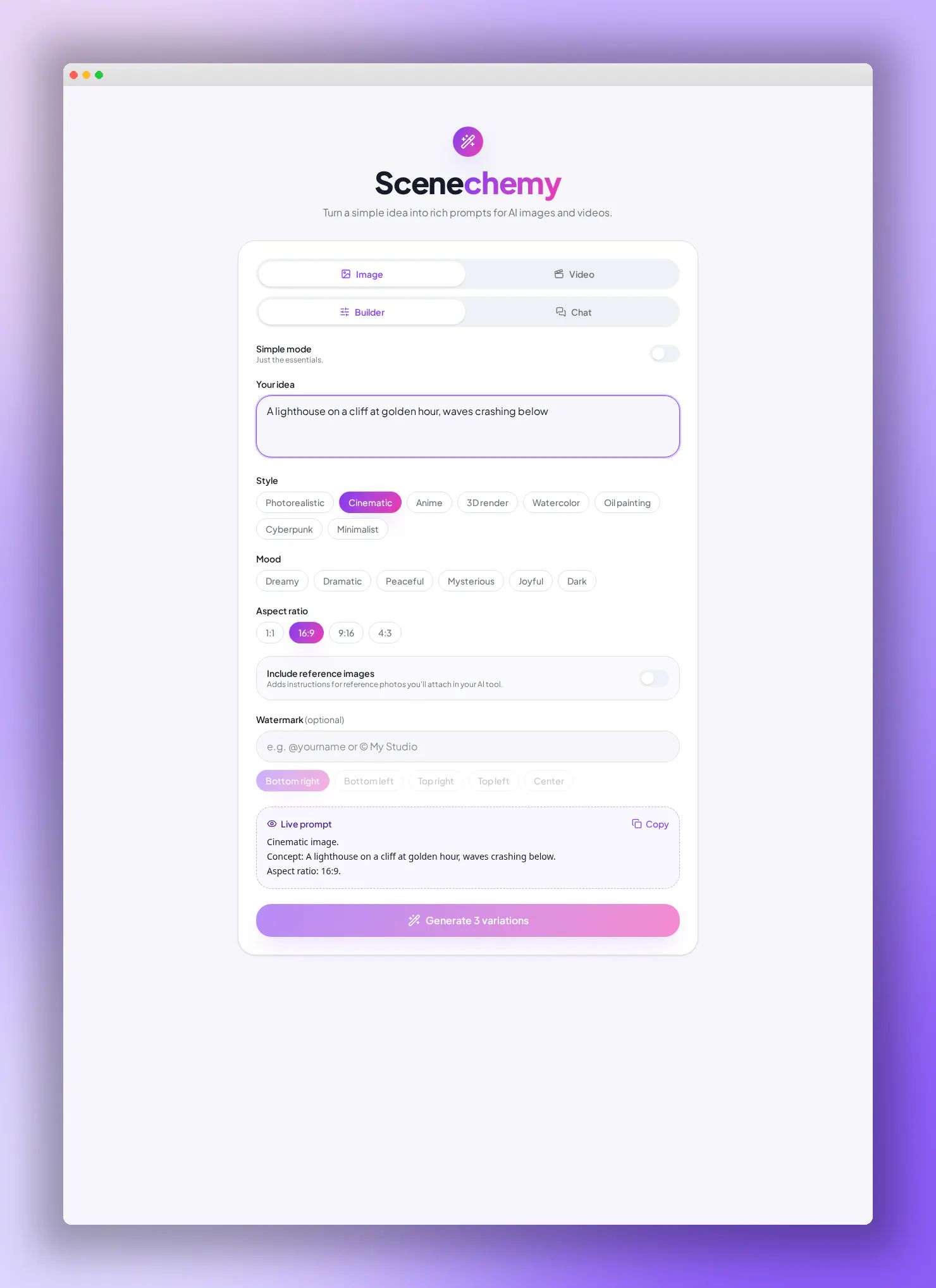 Scenechemy gallery image
