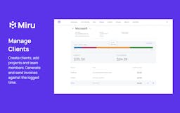 Miru | Time tracking,Invoicing,Benefits media 2