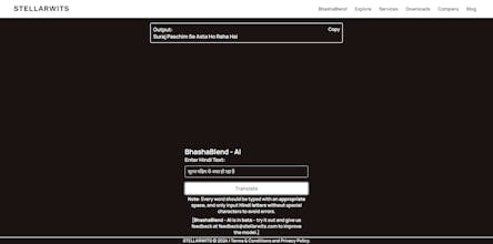 BhashaBlend - AI gallery image