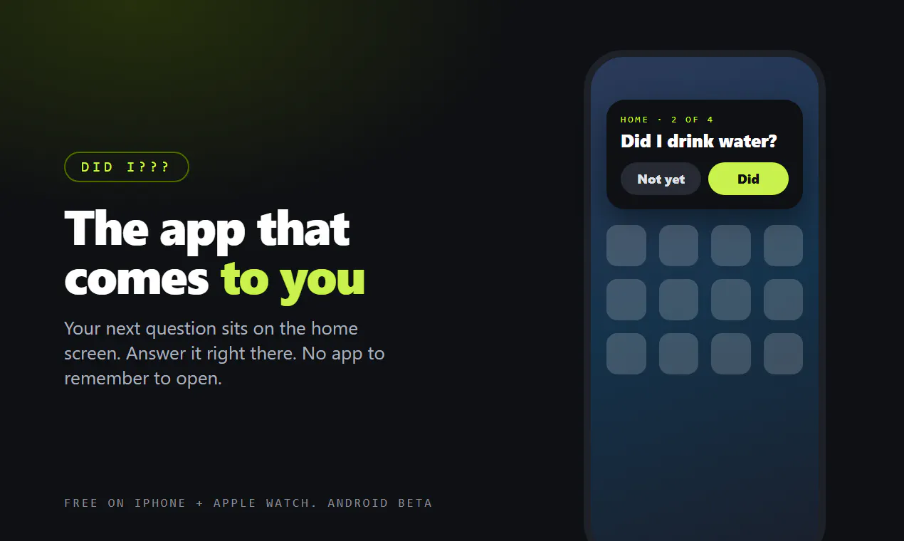 Did I??? Habit Reminders gallery image