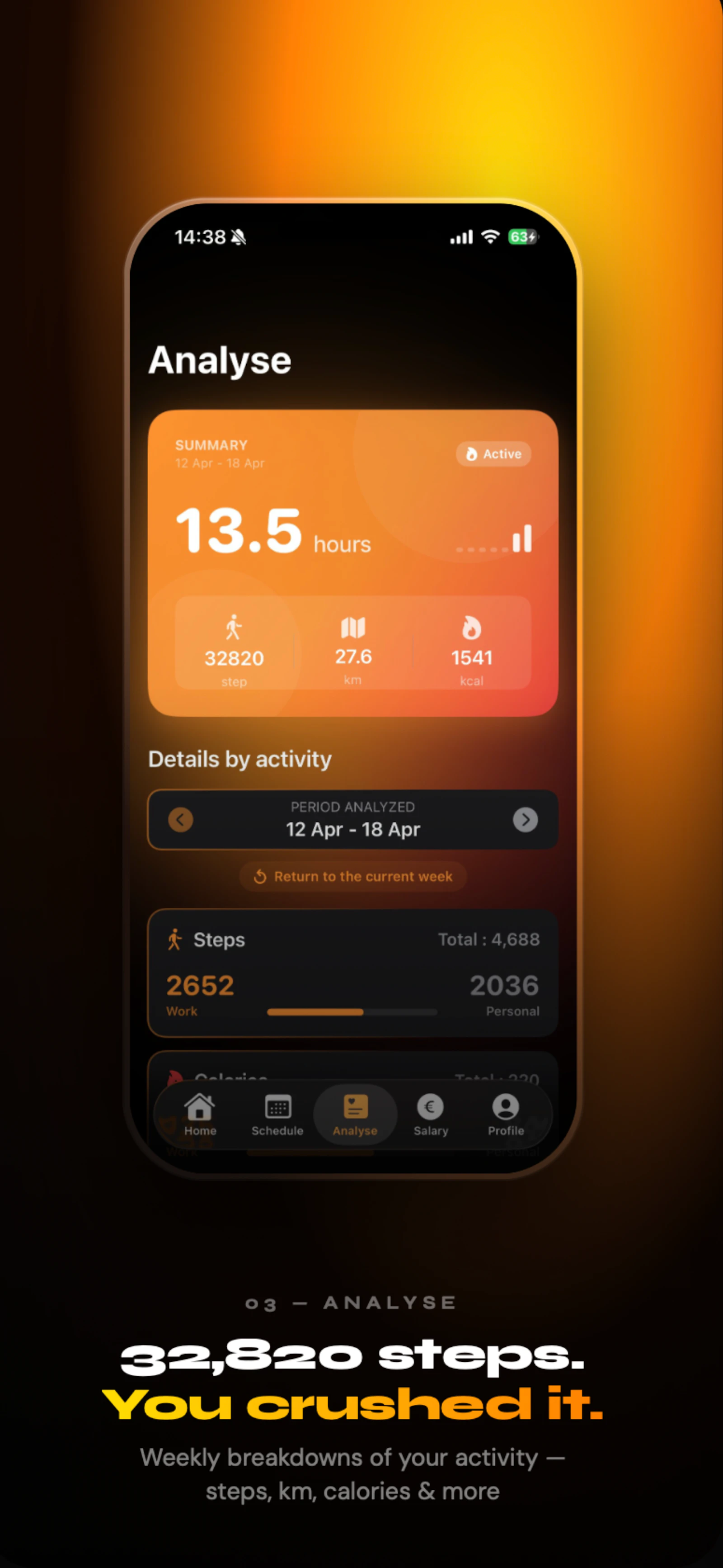 Work&Walk screenshot 3