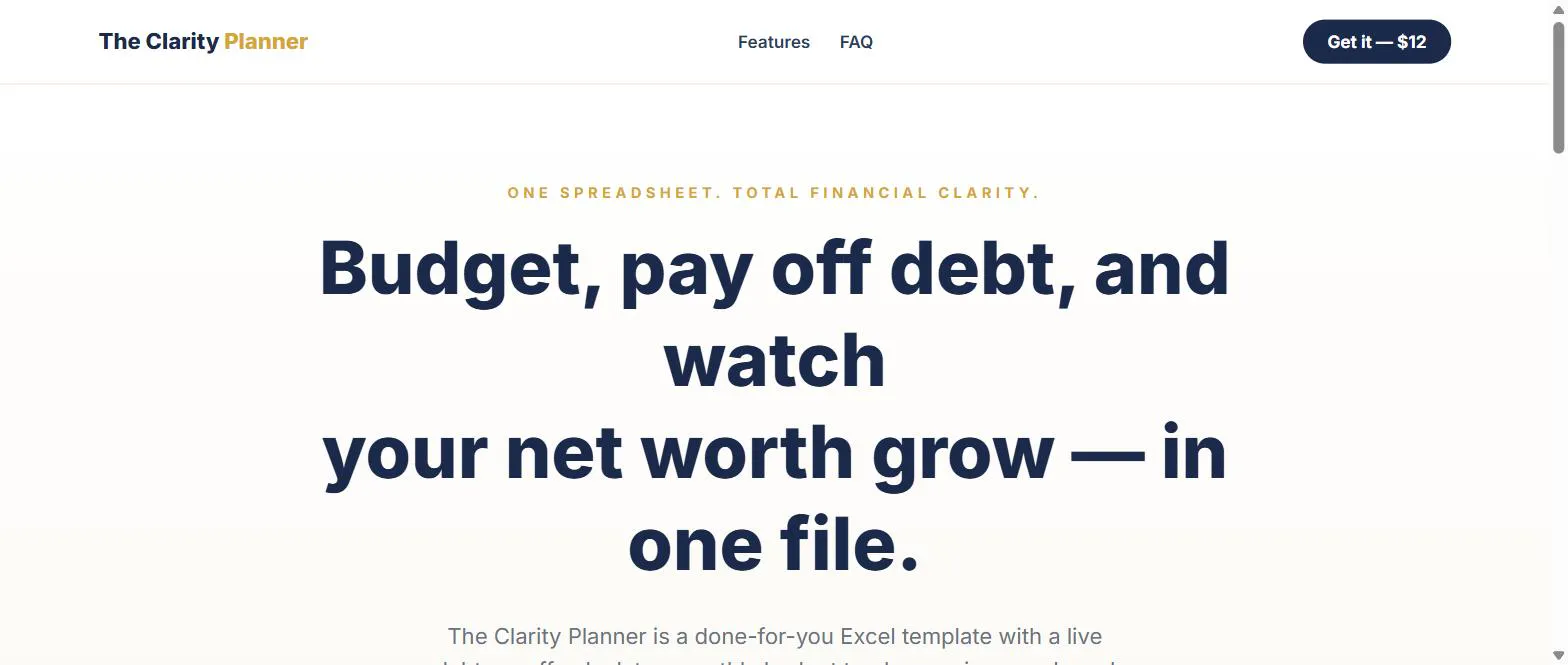 The Clarity Planner  gallery image