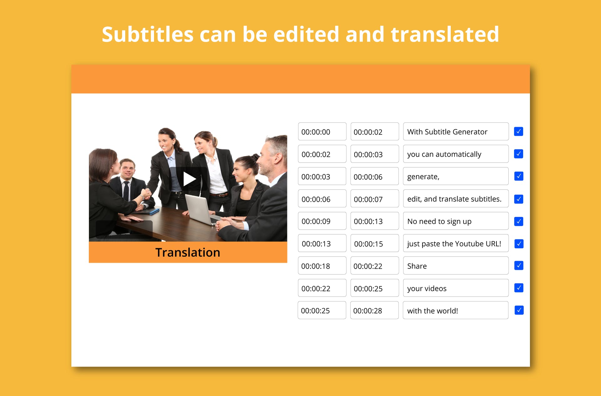 Subtitle Generator media 2