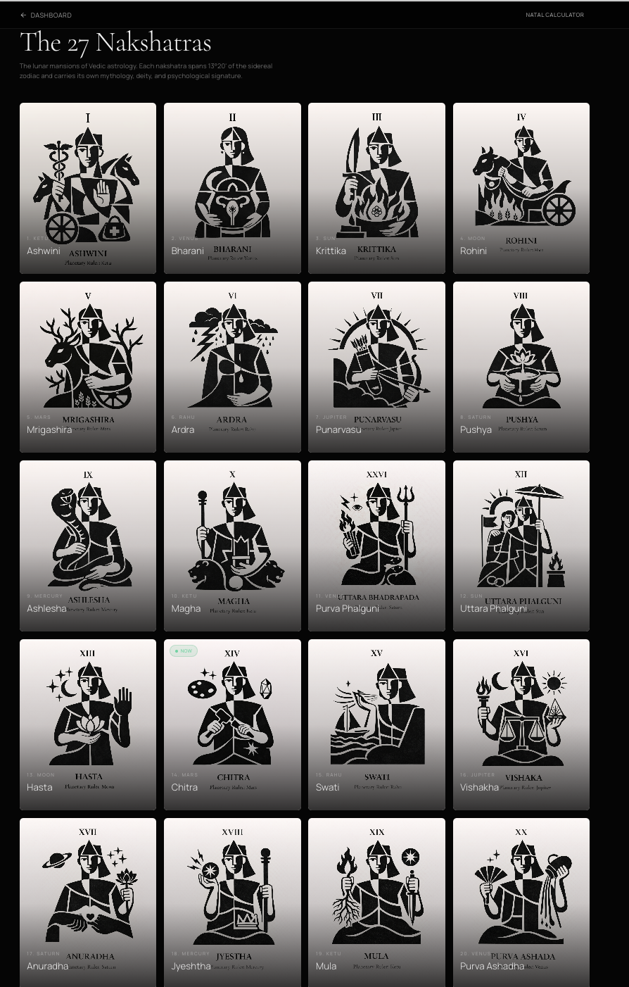 Daily Nakshatra - Main product screenshot demonstrating key features and user interface