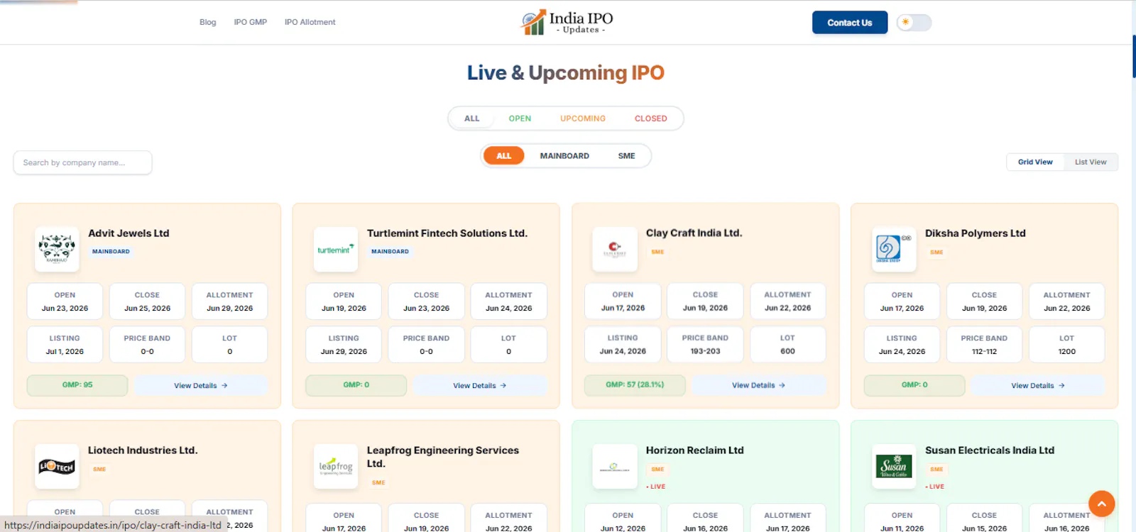 India IPO Updates screenshot 2