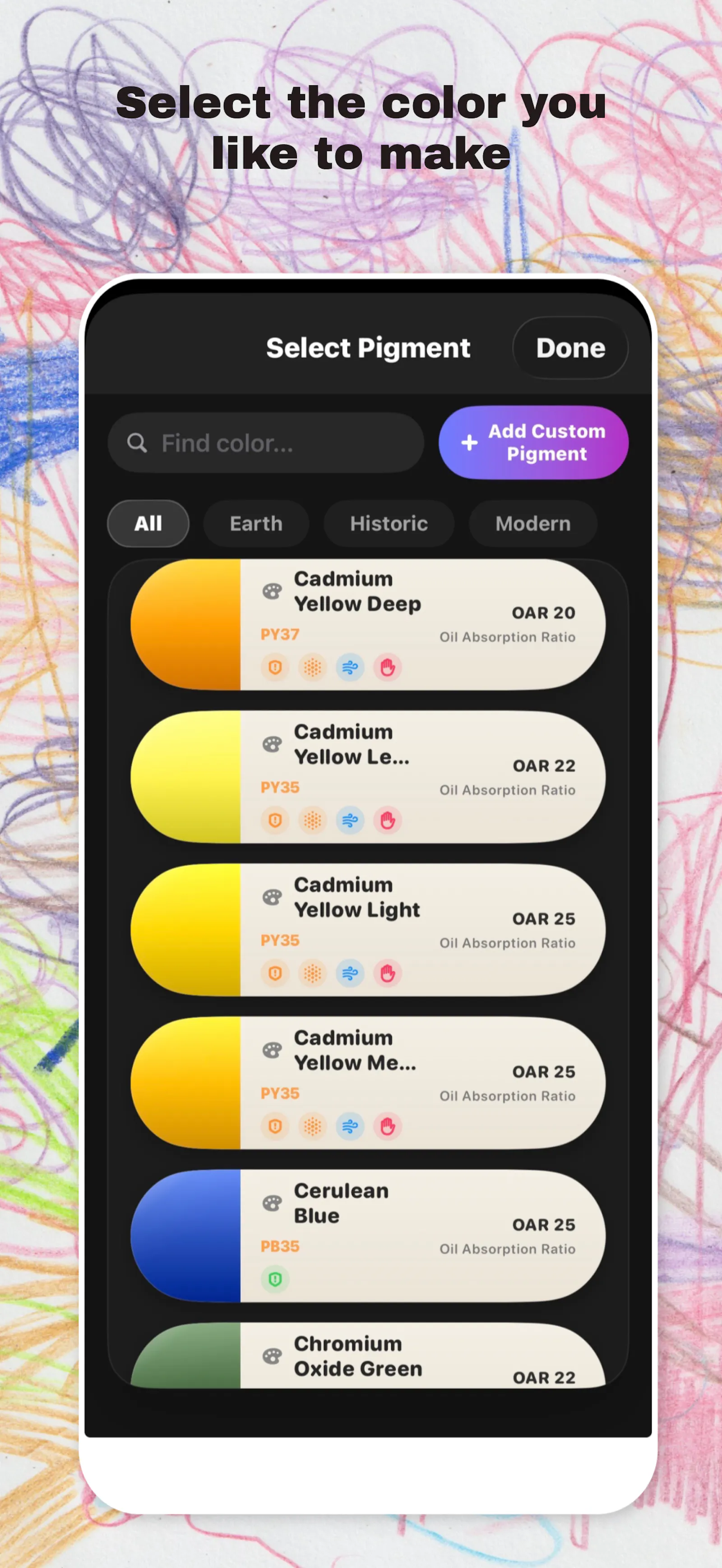 Wax&Pigment - Artist Oil Bar Calculator screenshot 2