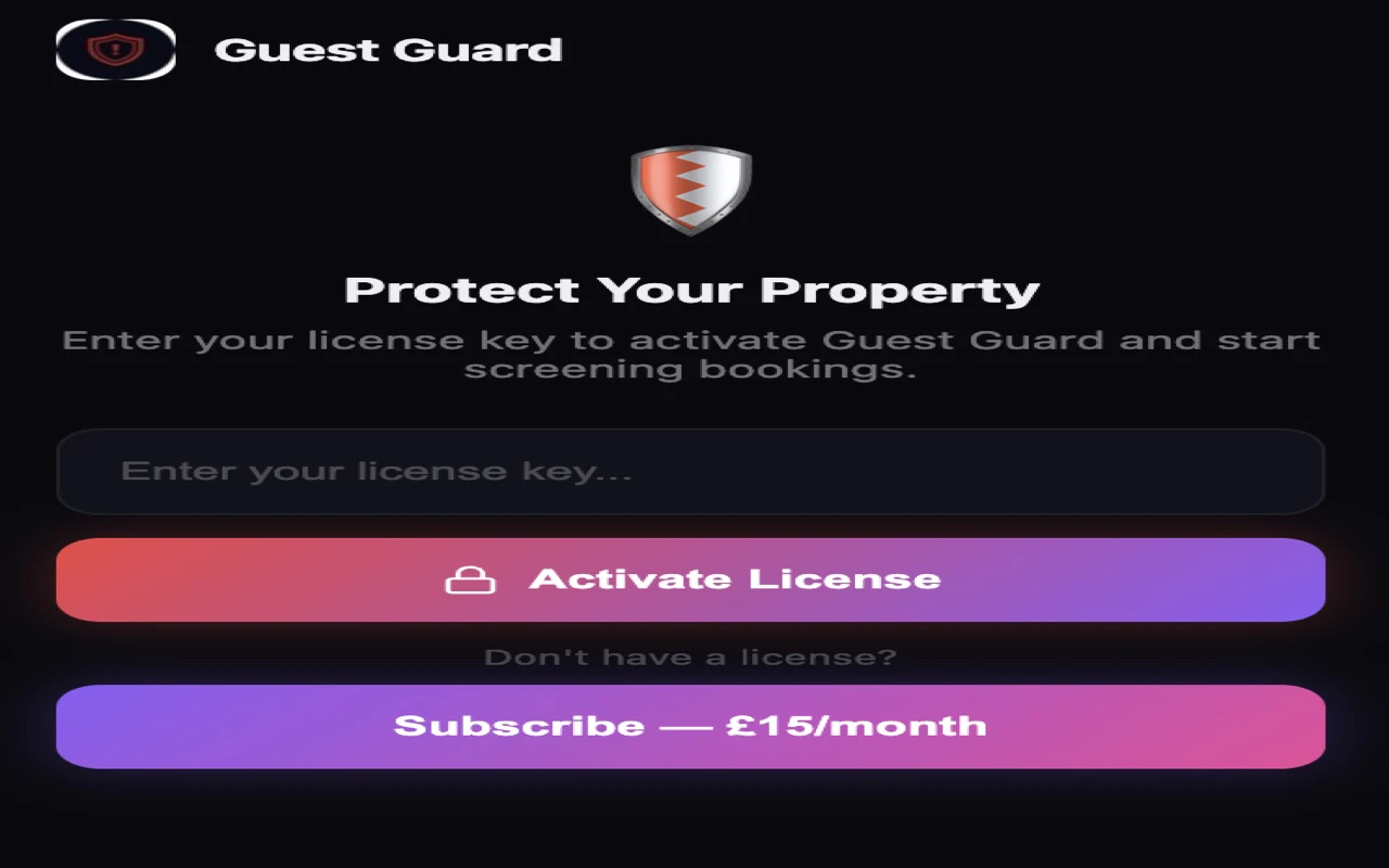 Airbnb Bad Guest Guard