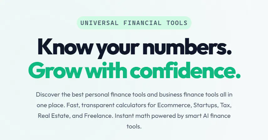 Free Finance Tools gallery image