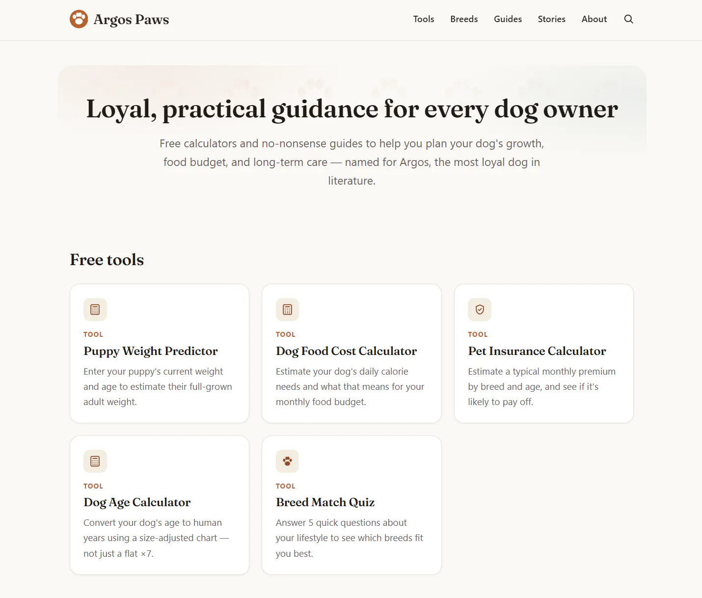 Argos Paws gallery image