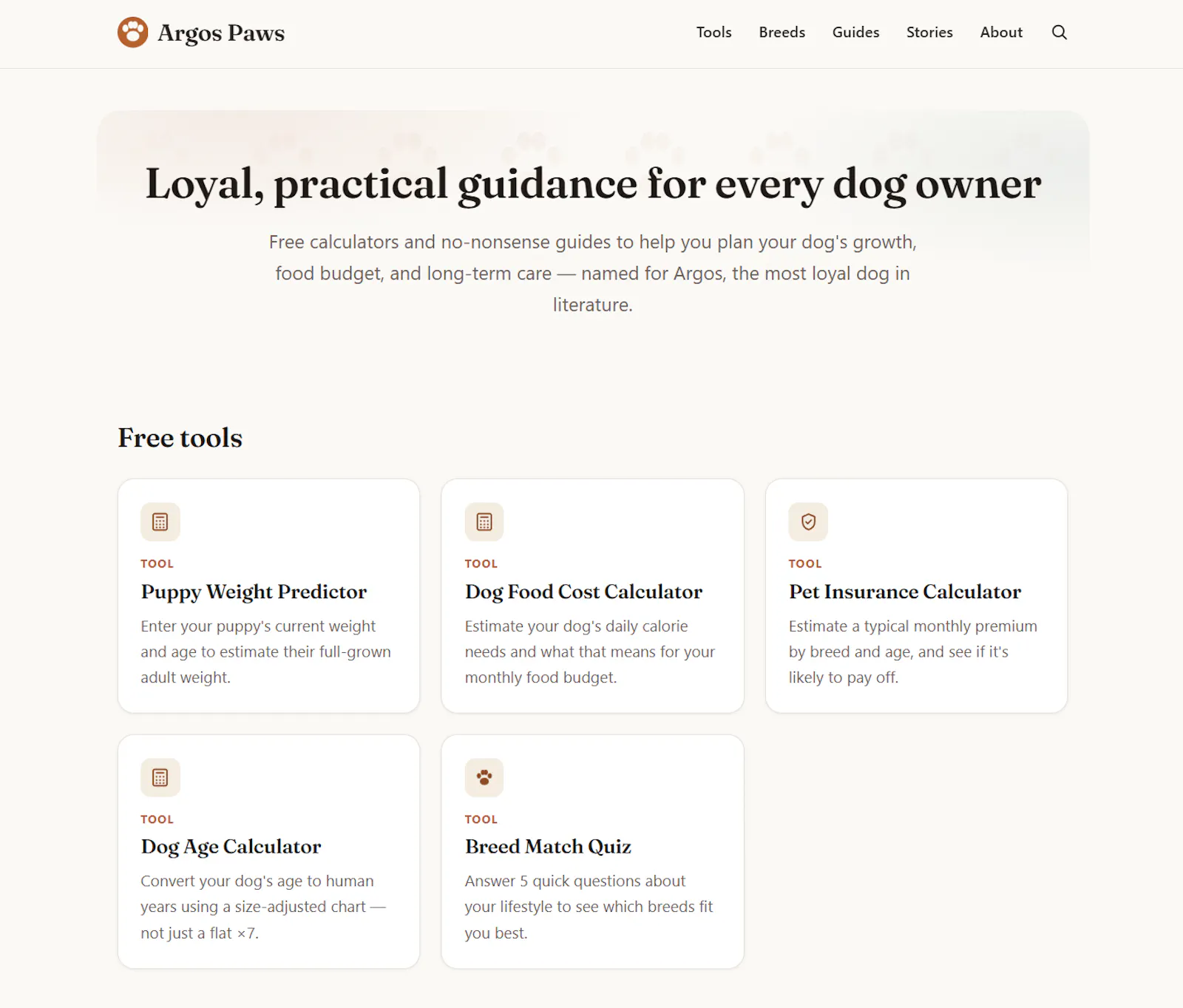Argos Paws screenshot 1