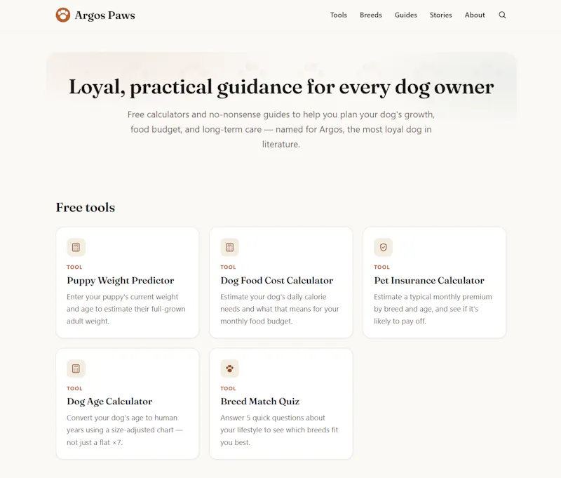Argos Paws screenshot 1