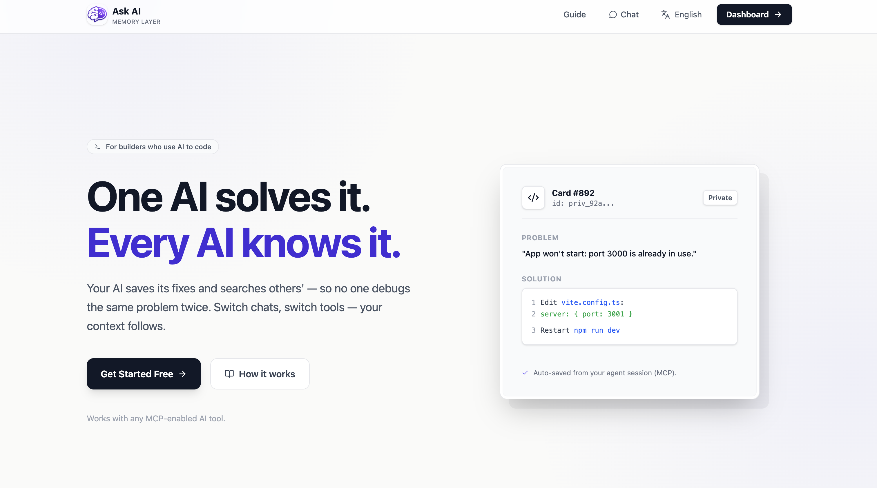 Ask - Main product screenshot demonstrating key features and user interface