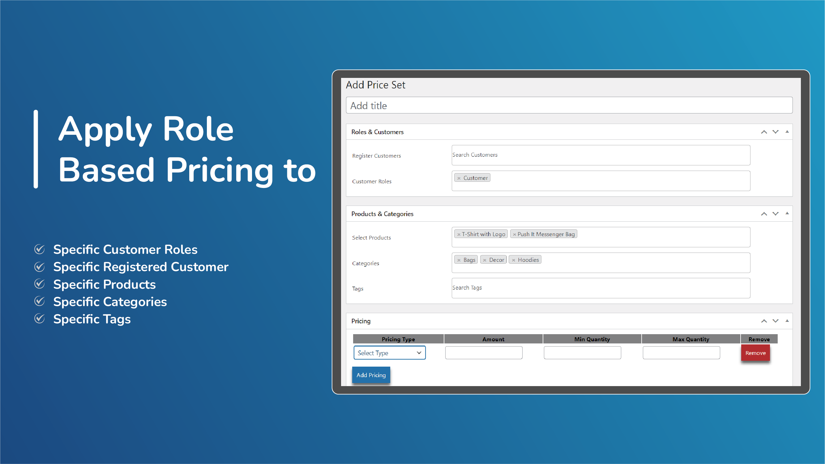 WooCommerce Role Based Pricing media 1