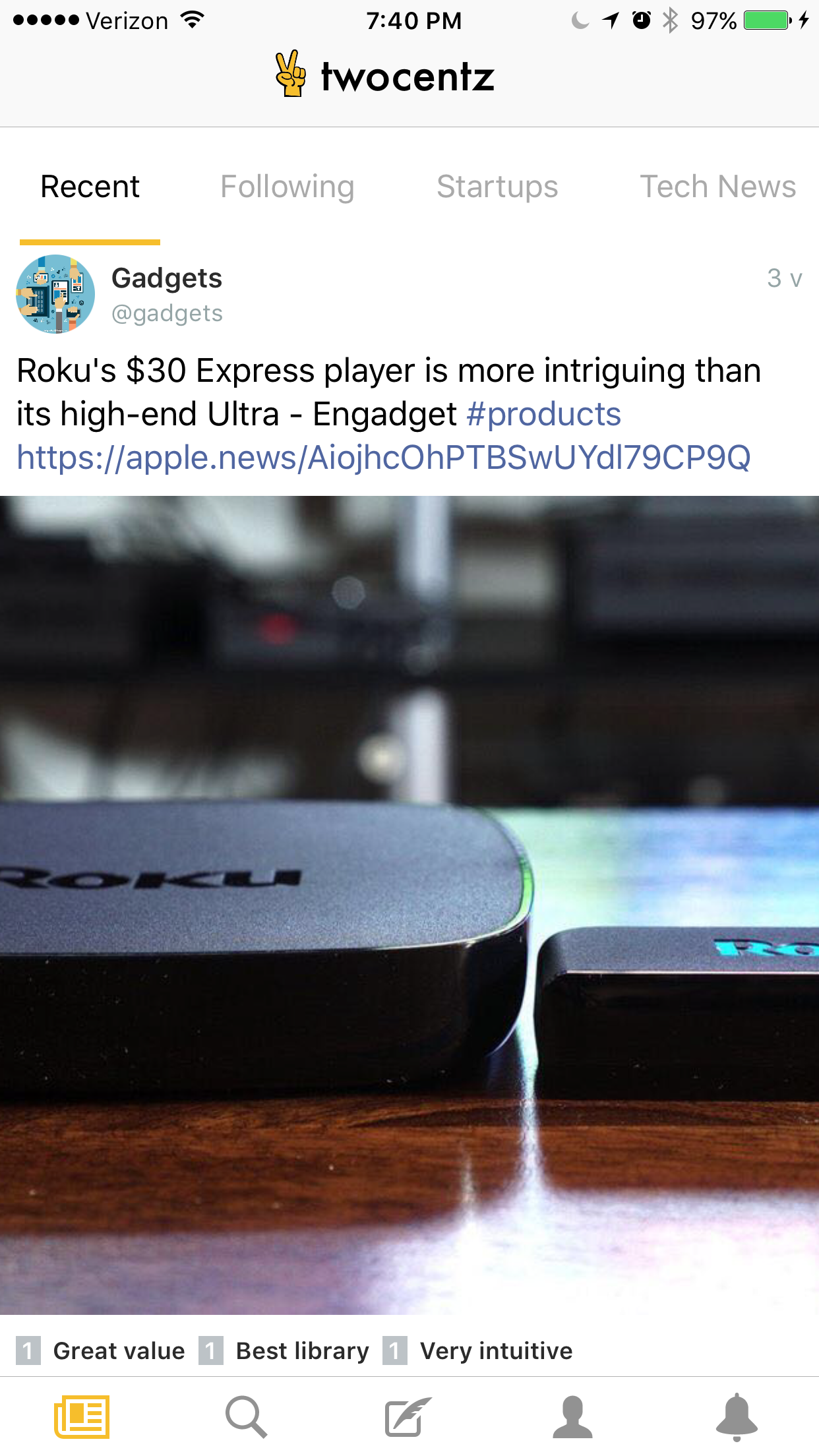 Twocentz gallery image