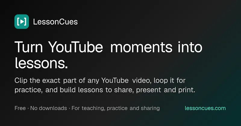 LessonCues screenshot 1