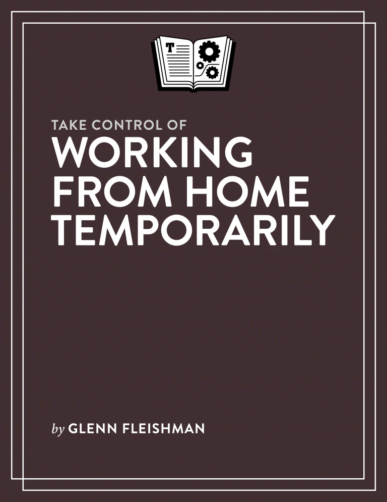 Book: Working from Home Temporarily