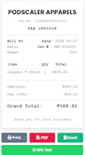 Receipt and Invoice Generator gallery image