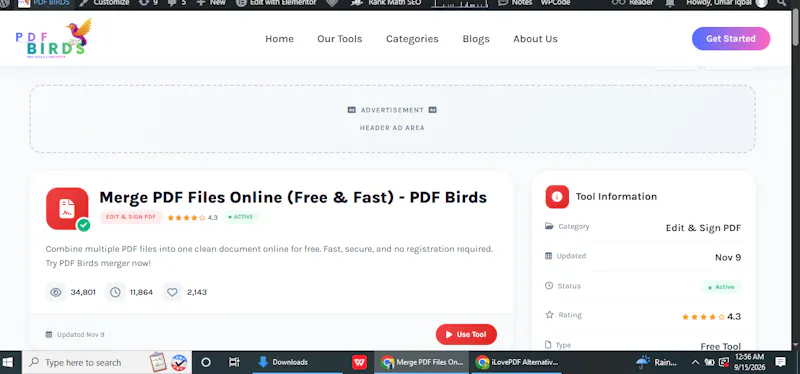 PDFBirds screenshot 1
