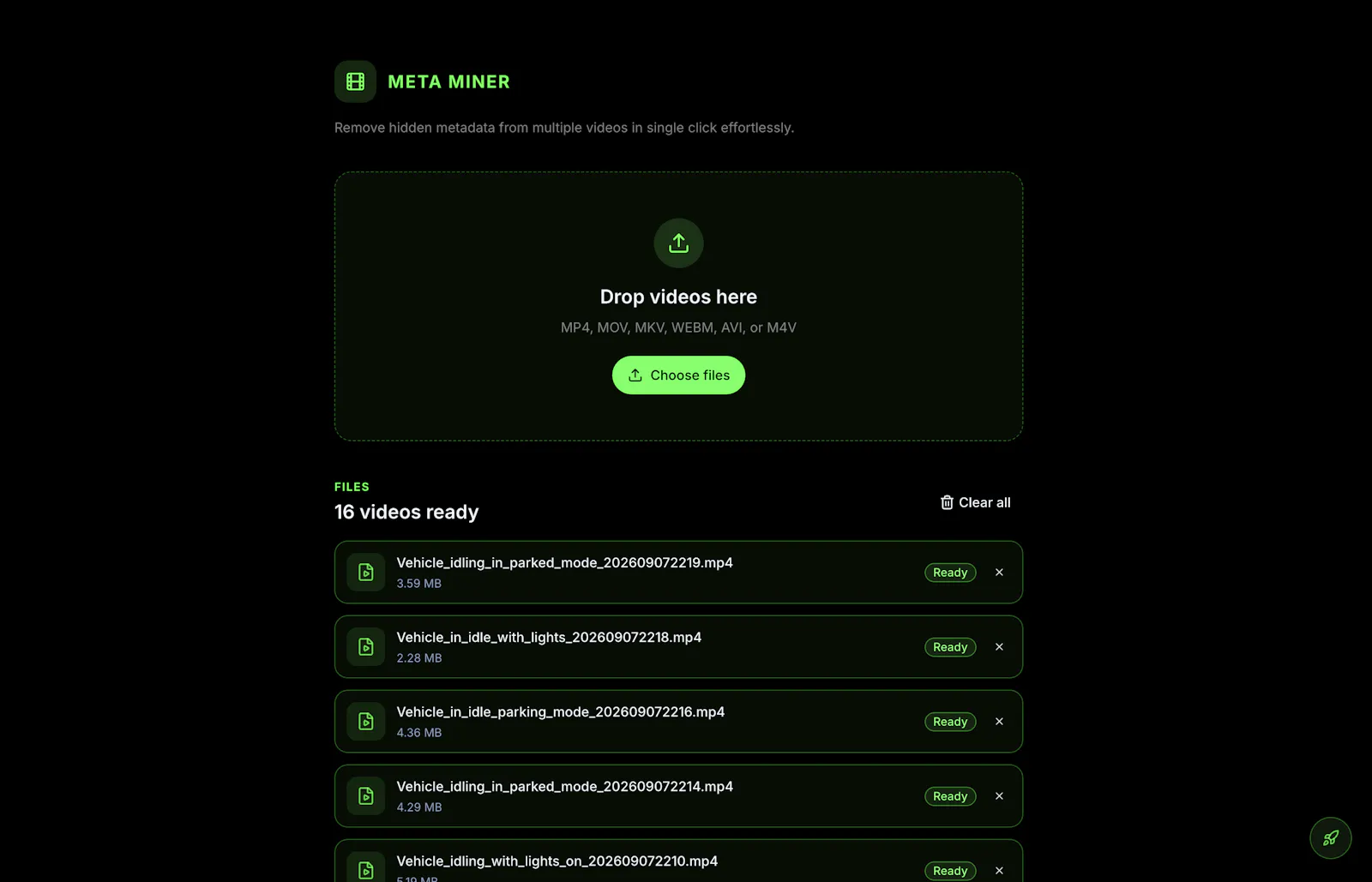 Meta Miner screenshot 1