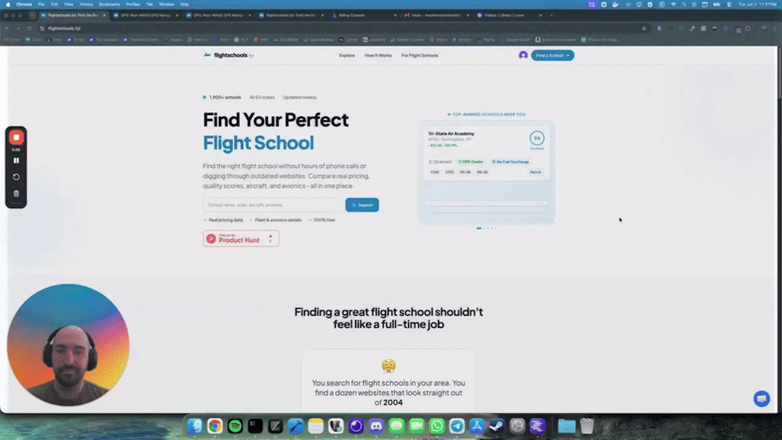 flightschools.fyi screenshot 1 (video preview)
