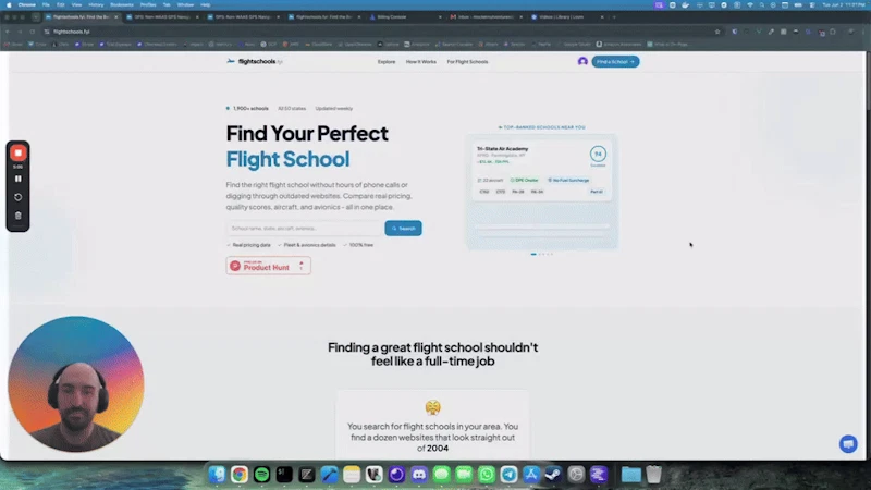 flightschools.fyi screenshot 1 (video preview)