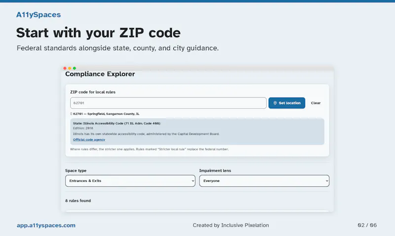 A11ySpaces screenshot 4