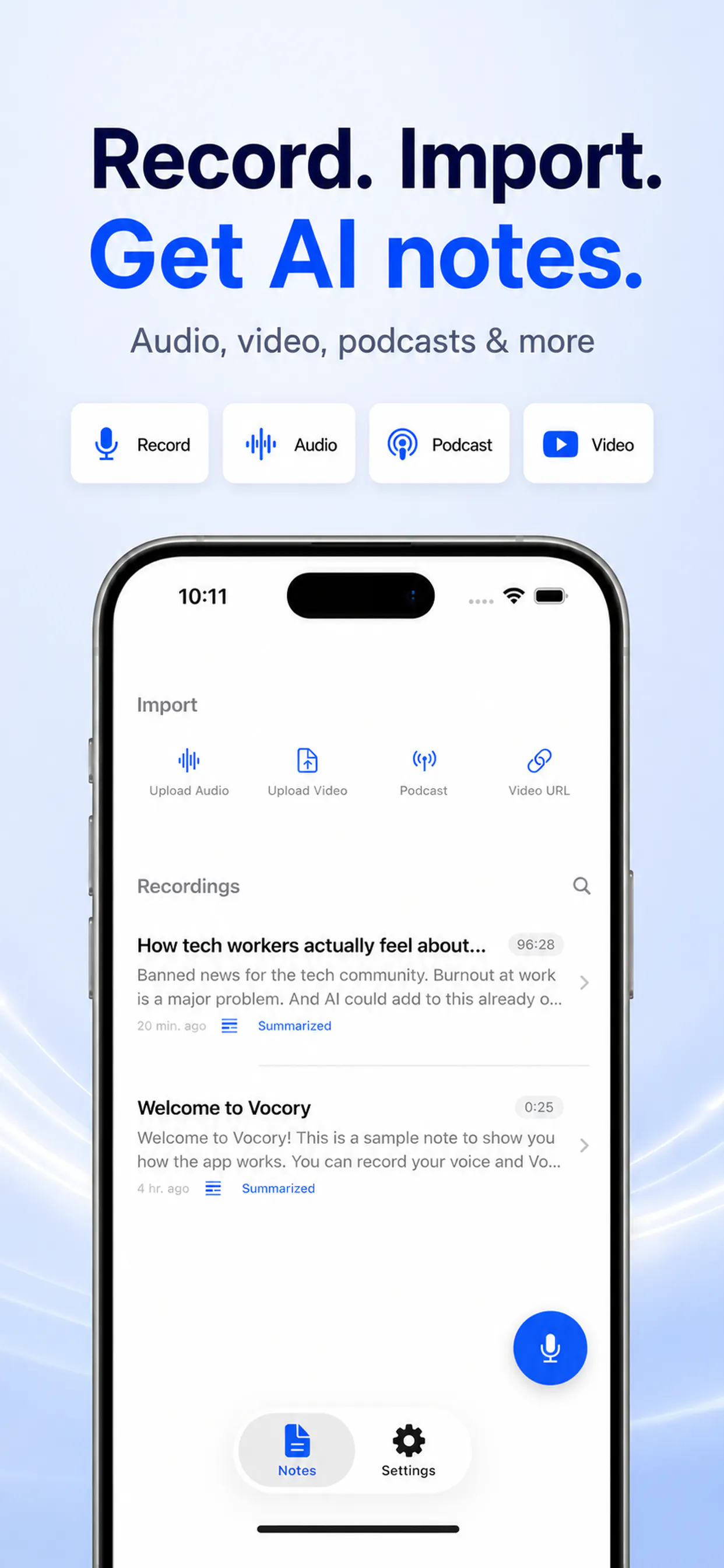 Vocory: AI Note Taker gallery image