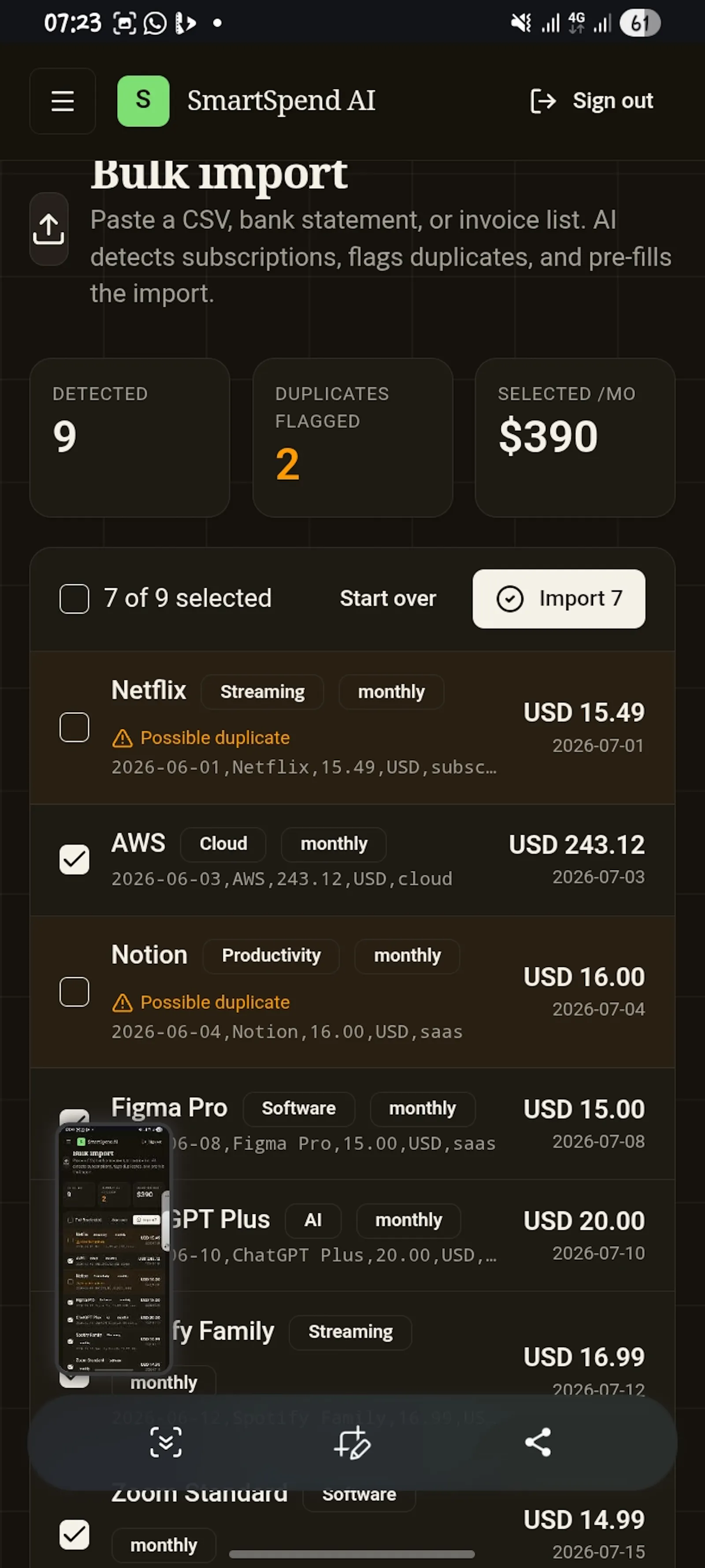 SmartSpend AI screenshot 8