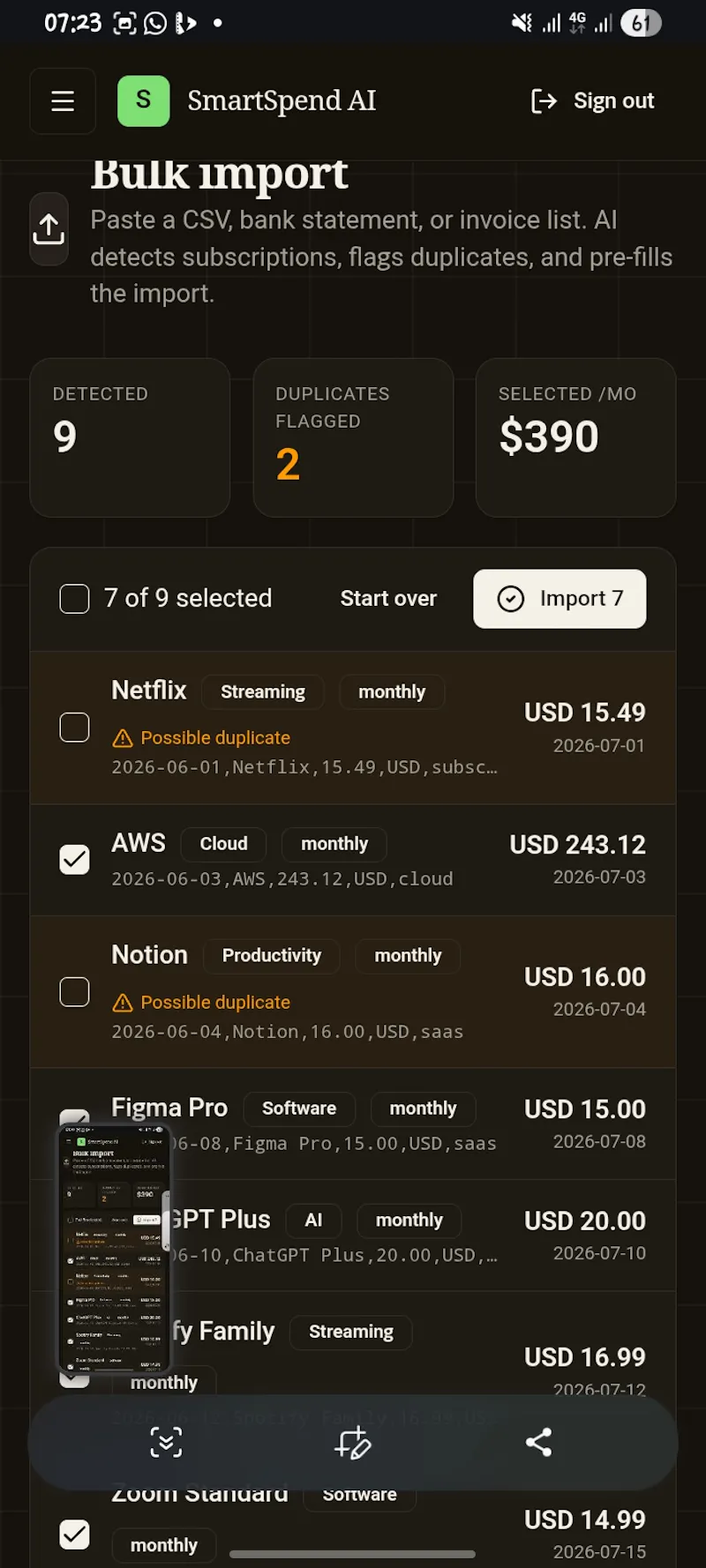SmartSpend AI screenshot 8